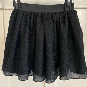 Pastourelle Black Sparkle Skirt